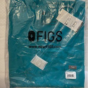 Figs Men's Chisec Three Pocket Scrub Top, Teal